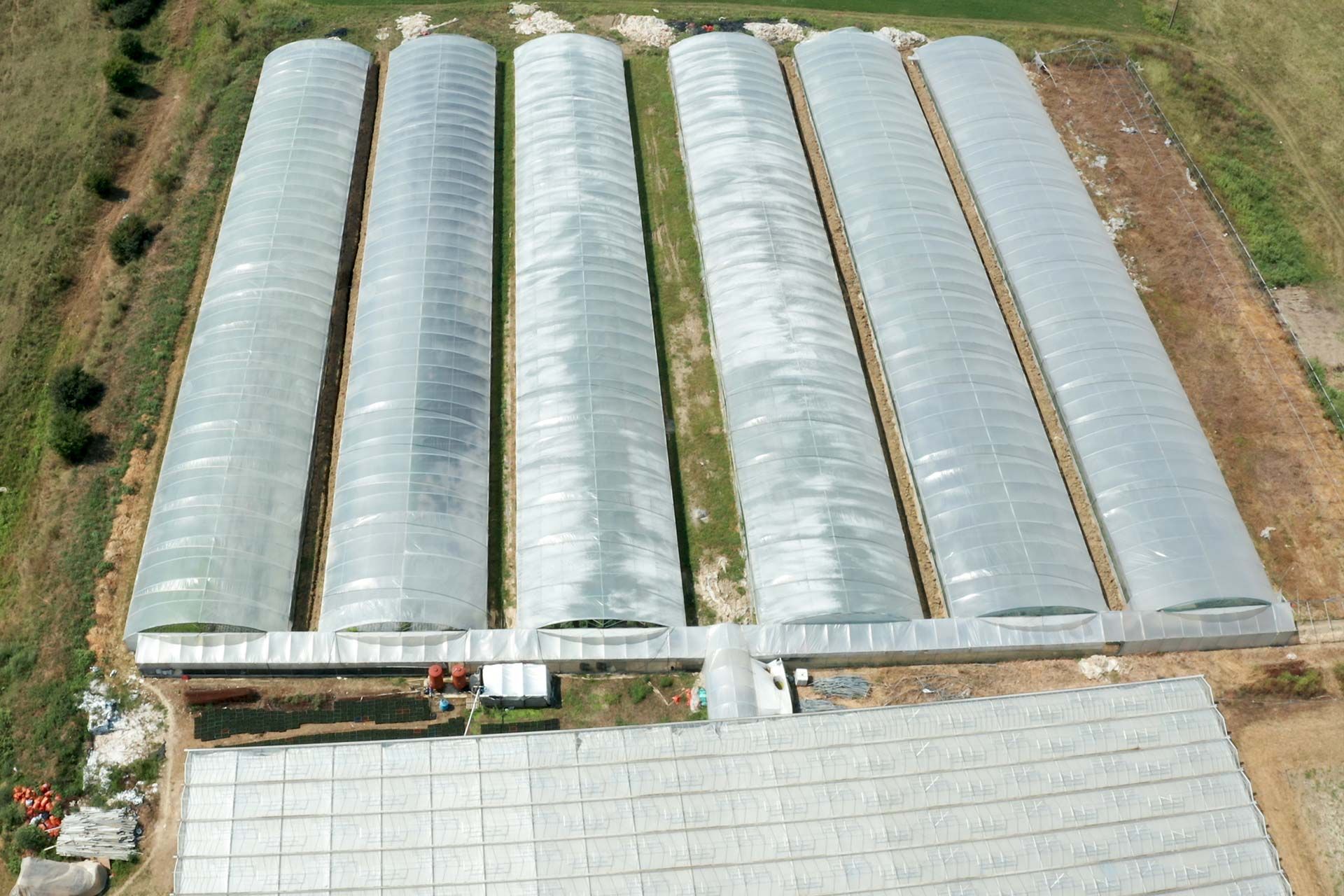 Blanchiment de serre agricole